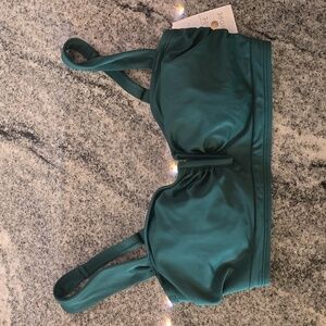 Shade & Shore Emerald Green Bikini Top